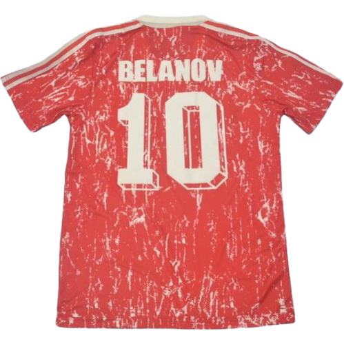 maillot homme domicile cccp 1990 belanov 10 rouge