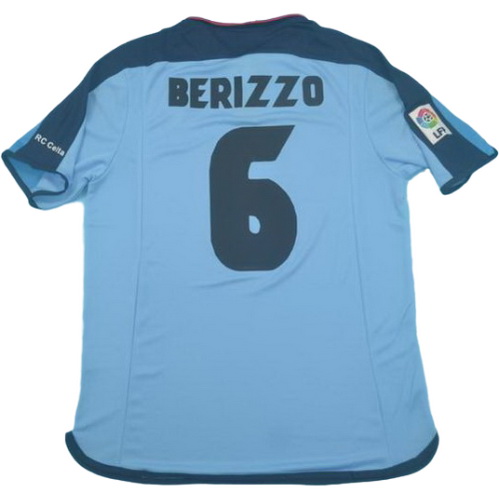 maillot homme domicile celta vigo 2003-2004 berizzo 6 bleu