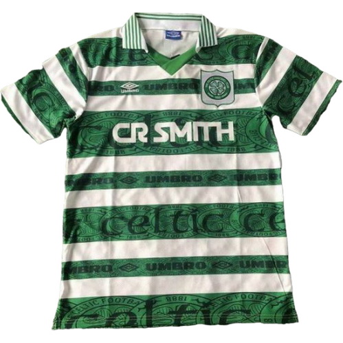 maillot homme domicile celtic glasgow 1995-1997 vert blanc