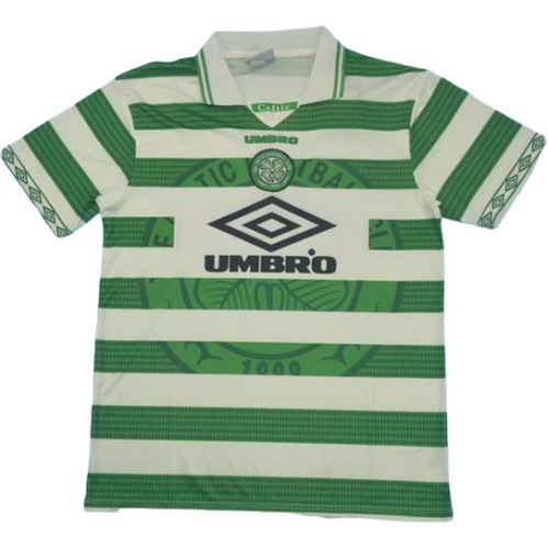 maillot homme domicile celtic glasgow 1997-1998 vert blanc