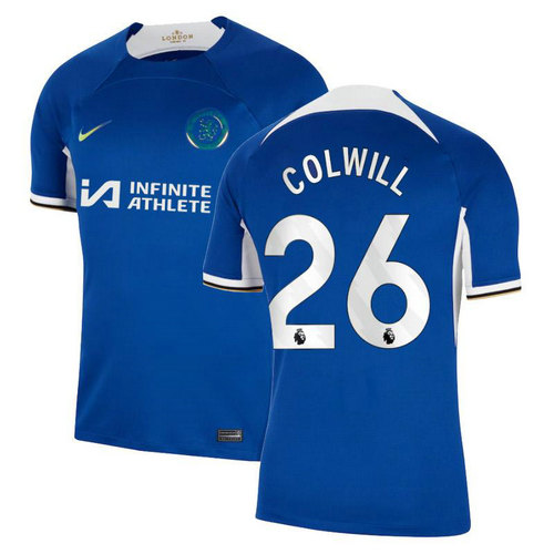 maillot homme domicile chelsea 2023-2024 colwill 26
