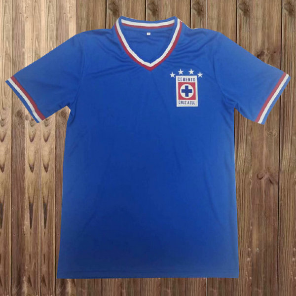 maillot homme domicile cruz azul 1973-1974 bleu