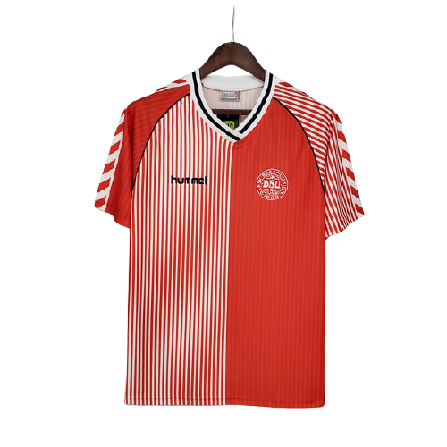 maillot homme domicile danemark 1986-1987 rouge
