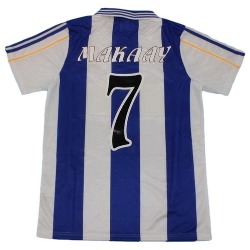 maillot homme domicile deportivo la corogne 1999-2000 mahaay 7 bleu blanc