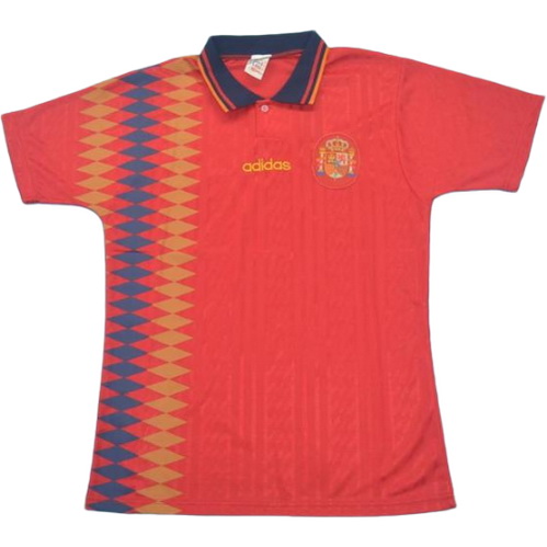 maillot homme domicile espagne copa mundial 1994 rouge