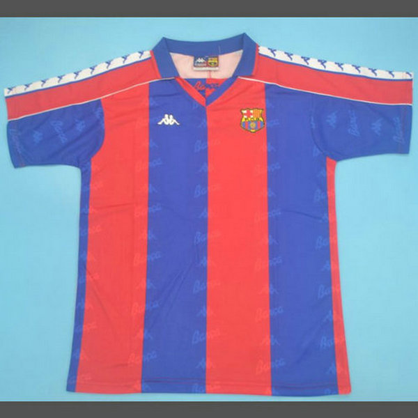 maillot homme domicile fc barcelone 1992-1995 rouge