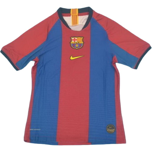 maillot homme domicile fc barcelone 1998-1999 rouge bleu