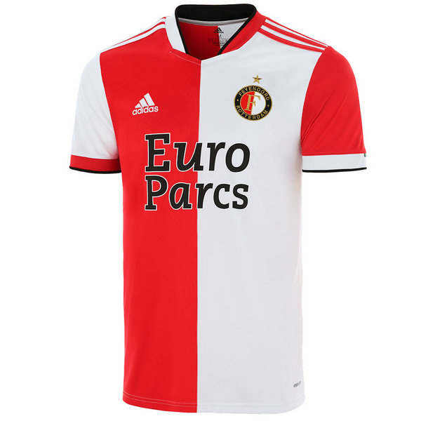maillot homme domicile feyenoord 2021 2022 rouge blanc