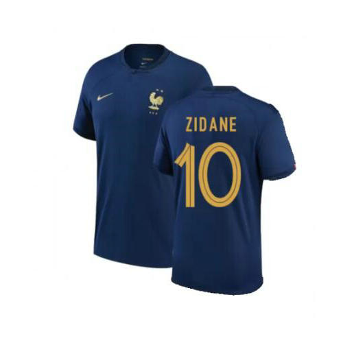 maillot homme domicile france 2022 zidane 10