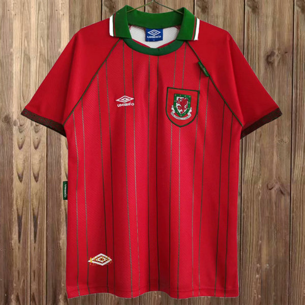 maillot homme domicile galles 1994-1996 rouge