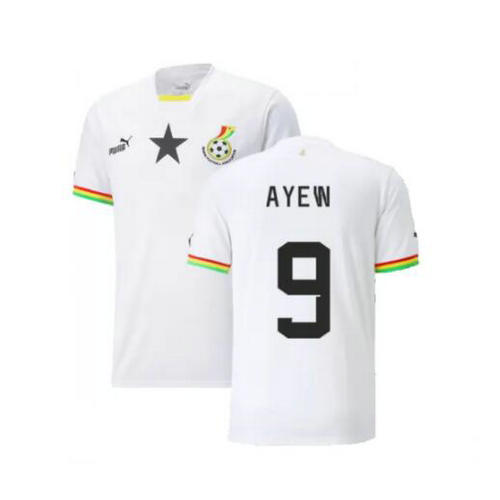 maillot homme domicile ghana 2022 ayew 9