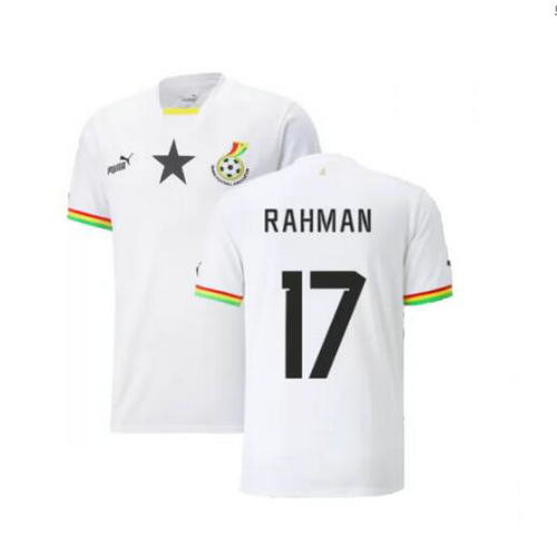 maillot homme domicile ghana 2022 rahman 17