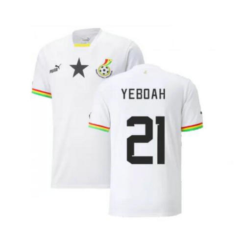 maillot homme domicile ghana 2022 yeboah 21