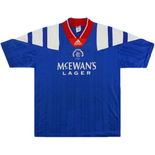 maillot homme domicile glasgow rangers 1992-1994 bleu