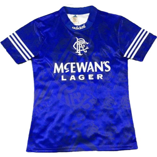 maillot homme domicile glasgow rangers 1994-1996 bleu