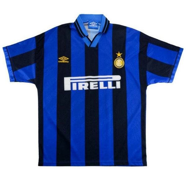 maillot homme domicile inter milan 1995-1996 bleu