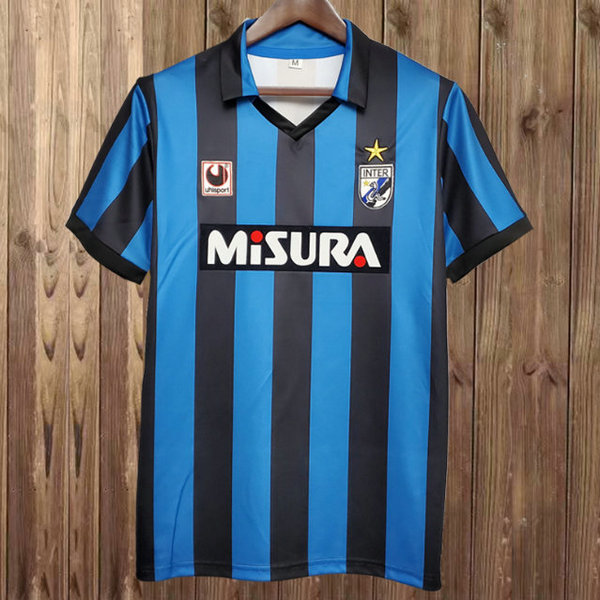 maillot homme domicile inter milan 1998-99 bleu