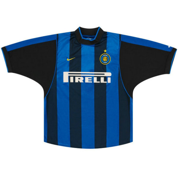 maillot homme domicile inter milan 2000-2001 bleu