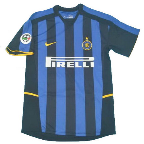 maillot homme domicile inter milan lega 2002-2003 bleu