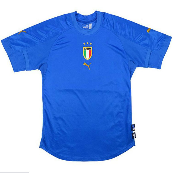 maillot homme domicile italie 2004 bleu