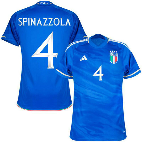 maillot homme domicile italie 2023-2024 spinazzola 4 pas cher
