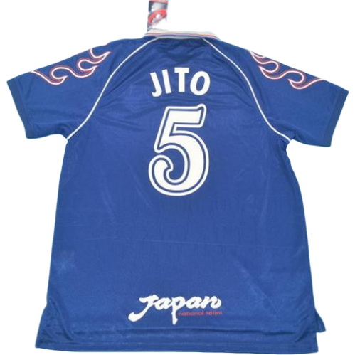 maillot homme domicile japon copa mundial 1998 jito 5 bleu