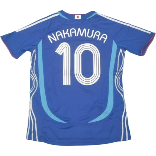 maillot homme domicile japon copa mundial 2006 nakamura 10 bleu