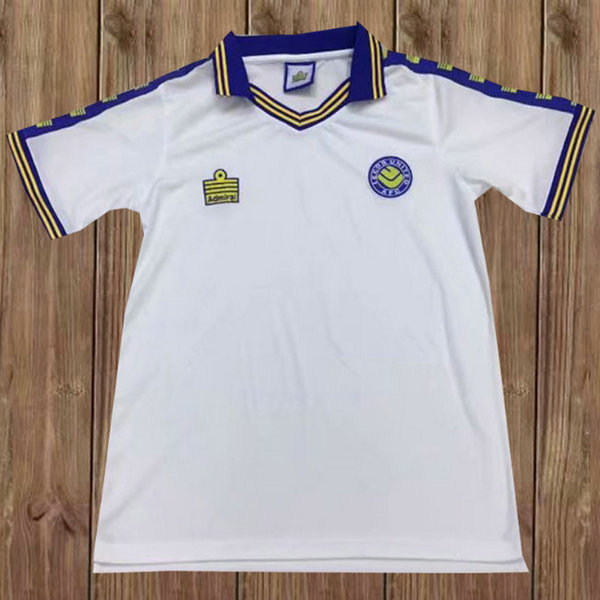maillot homme domicile leeds united 1976-1977 blanc