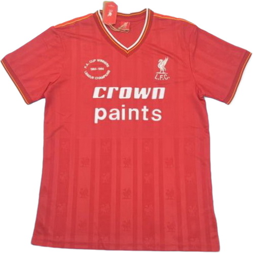 maillot homme domicile liverpool 1985-1986 rouge