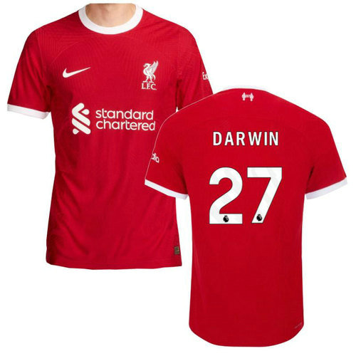 maillot homme domicile liverpool 2023-2024 darwin 27