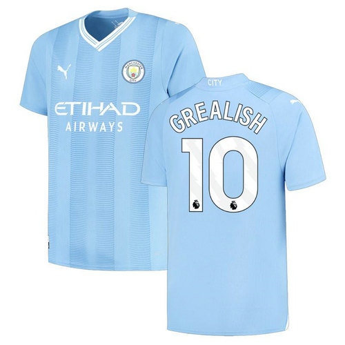 maillot homme domicile manchester city 2023-2024 grealish 10
