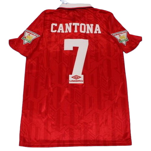 maillot homme domicile manchester united 1994 cantona 7 rouge