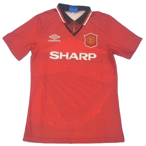 maillot homme domicile manchester united 1995-1996 rouge