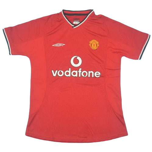 maillot homme domicile manchester united 2000-2002 rouge
