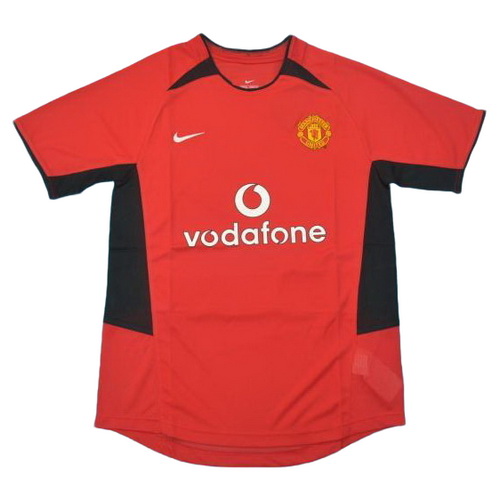maillot homme domicile manchester united 2002-2004 rouge
