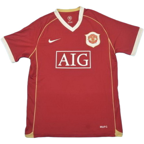 maillot homme domicile manchester united 2005-2006 rouge
