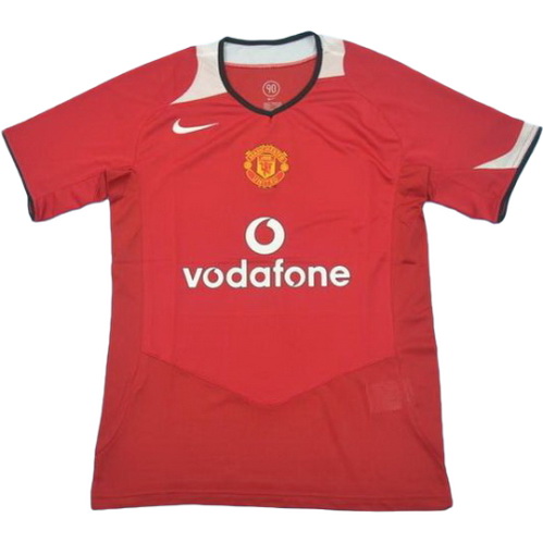 maillot homme domicile manchester united 2006-2007 rouge