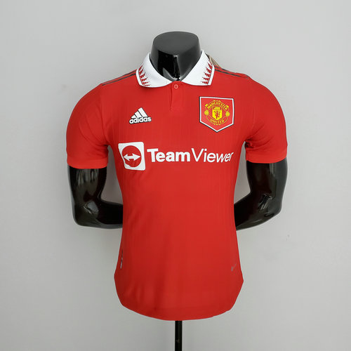 maillot homme domicile manchester united 2022-2023 player version