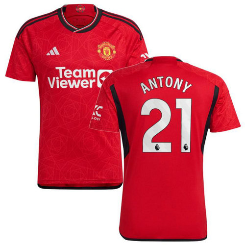 maillot homme domicile manchester united 2023-2024 antony 21