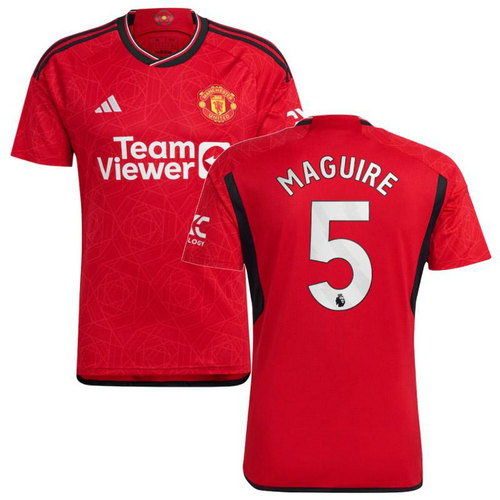 maillot homme domicile manchester united 2023-2024 maguire 5