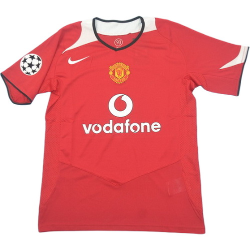 maillot homme domicile manchester united lega 2006-2007 rouge