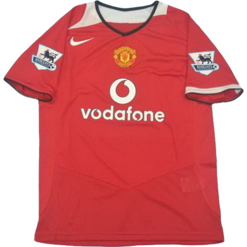 maillot homme domicile manchester united pl 2006-2007 rouge