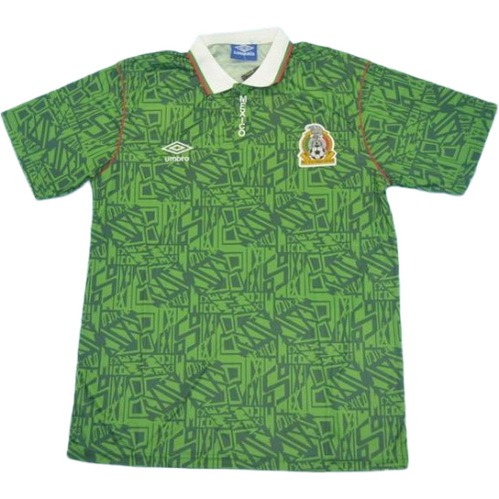 maillot homme domicile mexique copa mundial 1994 vert