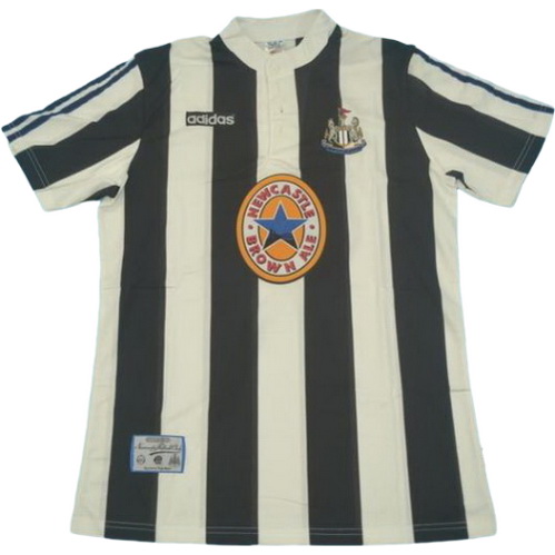 maillot homme domicile newcastle united 1995-1997 noir blanc