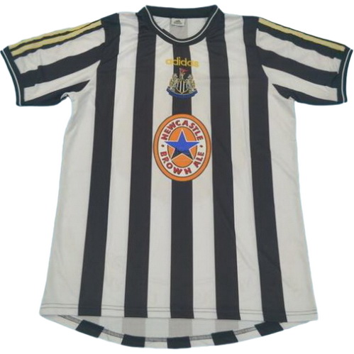 maillot homme domicile newcastle united 1997-1999 noir blanc