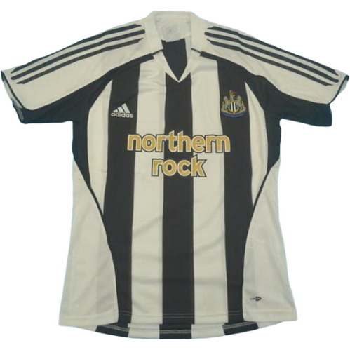 maillot homme domicile newcastle united 2005-2006 noir blanc