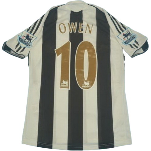 maillot homme domicile newcastle united 2005-2006 owen 10 noir blanc