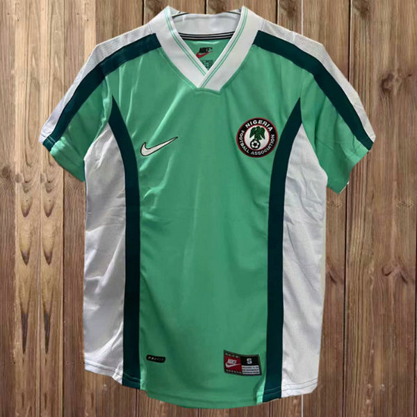 maillot homme domicile nigeria 1998 vert