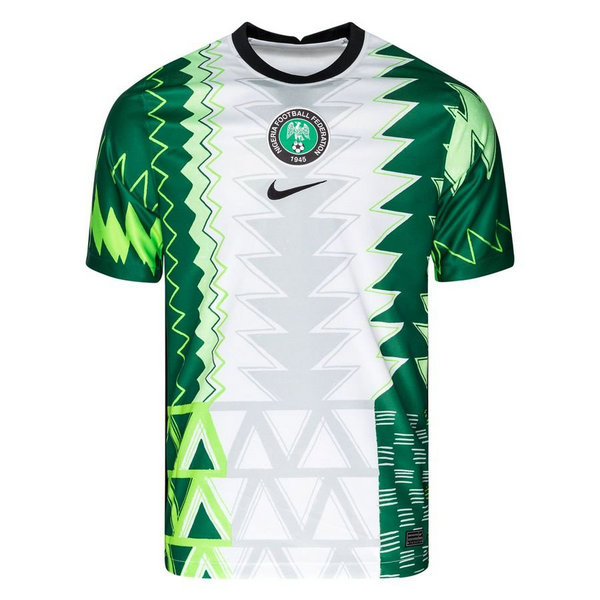 maillot homme domicile nigeria 2021 blanc vert