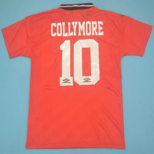 maillot homme domicile nottingham forest 1994-1996 collymore 10 rouge